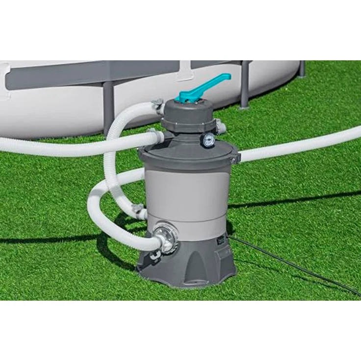 Bestway Sandfilteranlage, Filterleistung 2.082 l/h für Pools bis 16.600 l, korrosionsbeständiger Filtertank – Bild 3