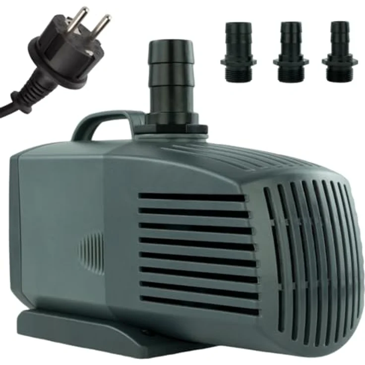 KERRY ECO Salz-Wasserpumpe – 4.000 L/H, 70 Watt, 10m Kabel, 3,1m Förderhöhe, Teichpumpe, Wasserspielpumpe | Tauchpumpe | Springbrunnen-Pumpe – Bild 2
