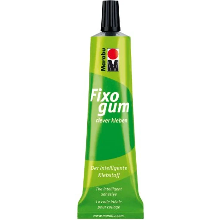 Marabu Fixogum Montagekleber, elastischer Bastelkleber für Papiermaché und Pappe, 50 g, transparent – Bild 3
