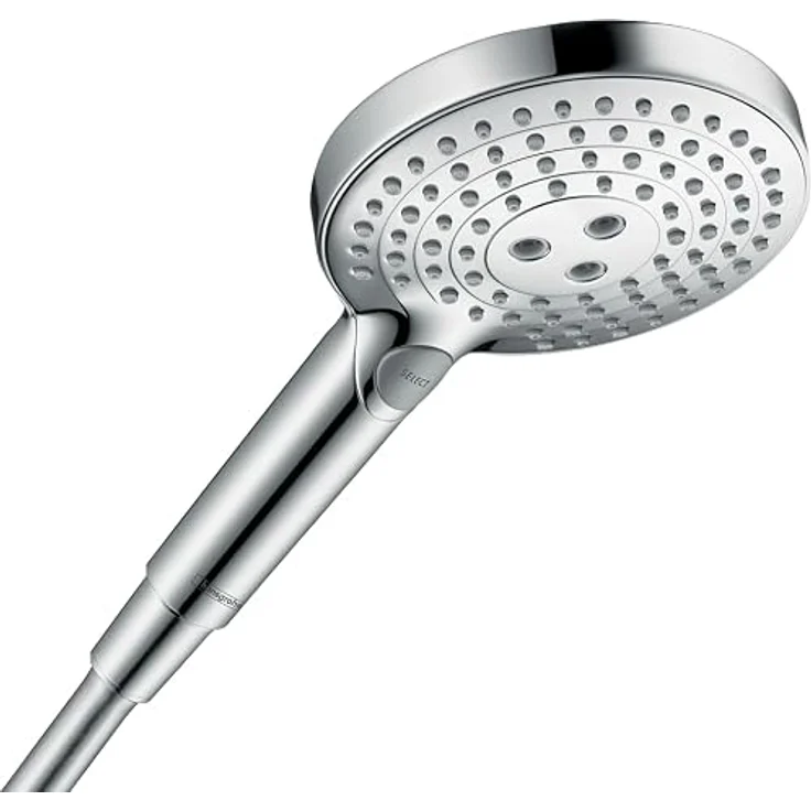 hansgrohe Raindance Select S 120 PowderRain Green, Duschbrause mit 3 Strahlarten, 125 mm Durchmesser, 5.70 l/min – Bild 1