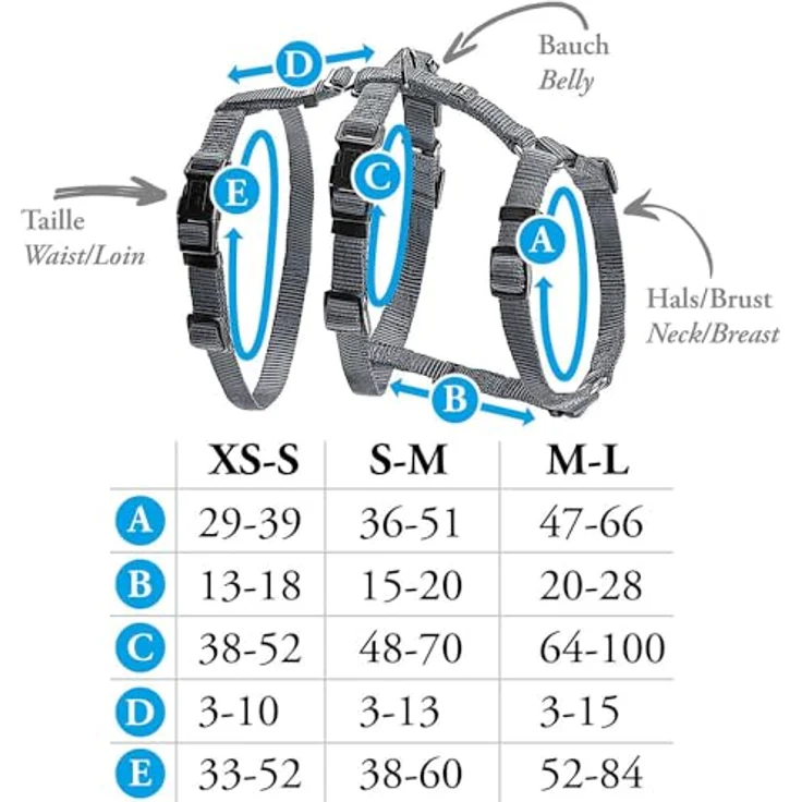 Hunter Sicherheits-Geschirr Vario Rapid schwarz S-M – Bild 3