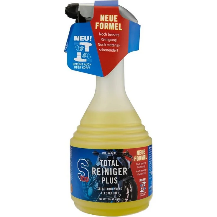 DR WACK Dr. Wack S100 Total Reiniger+ 750 ml Auto-Reinigungsmittel, neue Formel mit höchster Reinigungsleistung, säurefrei