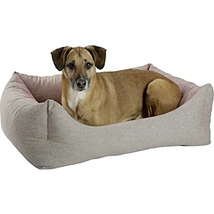 Kerbl 80396 Kuschelbett Golden 60x70x23cm, rot/braun, 1.5009 kg