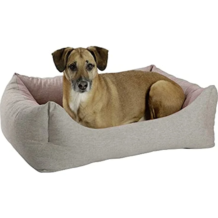 Kerbl 80396 Kuschelbett Golden 60x70x23cm, rot/braun, 1.5009 kg – Bild 1