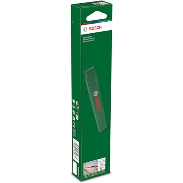 Bosch Maßstab 2m (Robuster Zollstock aus glasfaserverstärktem Nylon, metrische Skala, 10 Segmente) – Bild 3
