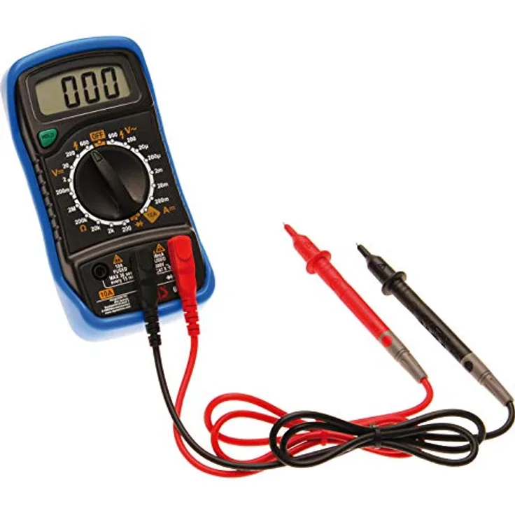 BGS 63402 | Digital-Multimeter | 3 1/2-stellig | mit Aufstellklappe | mit LCD-Anzeige | Strommessgerät