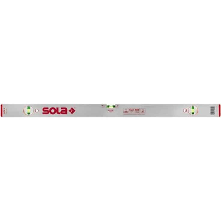 Sola AZB3 100, Wasserwaage 100 cm mit patentierter SOLA-FOCUS Libelle und bruchfesten Acrylglas-Blocklibellen – Bild 3
