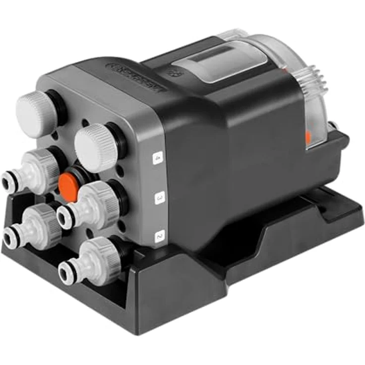 GARDENA Wasserverteiler automatic: 6-Wege-Verteiler, einfache Bedienung, platzsparend, flexibel einsetzbar, ideal auch für niedrigen Wasserdruck, Gewinde 3-4 Außengewinde (1197-20) Bewässerungszubehör – Bild 4