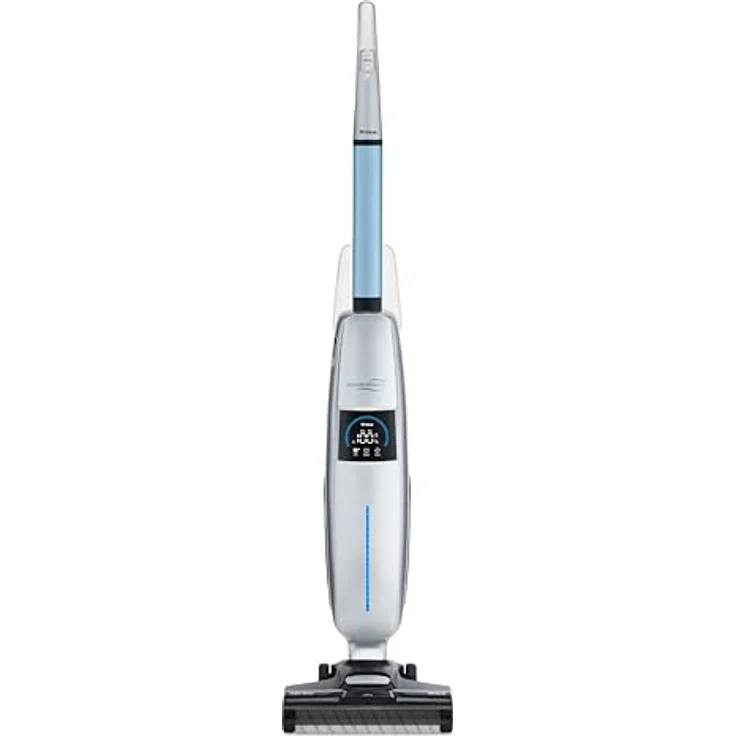 Trisa Hartbodenreiniger 3-in-1, Saugwischer & Nass-Trockensauger mit 32V Li-Ion Akku, LED Display, Sprachassistent, HEPA Filter und Selbstreinigungsfunktion – Bild 2