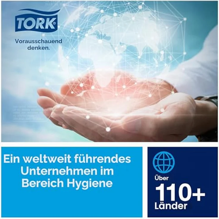 Tork Matic H1 Dispenser, Papierhandtuchspender mit hoher Kapazität und modernem, hochglänzendem Gehäuse in Schwarz oder Weiß – Bild 9