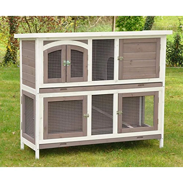 nanook System-Hasenstall Balu XXL, erweiterbar, wetterfest, 120 x 50 x 104 cm – Bild 5