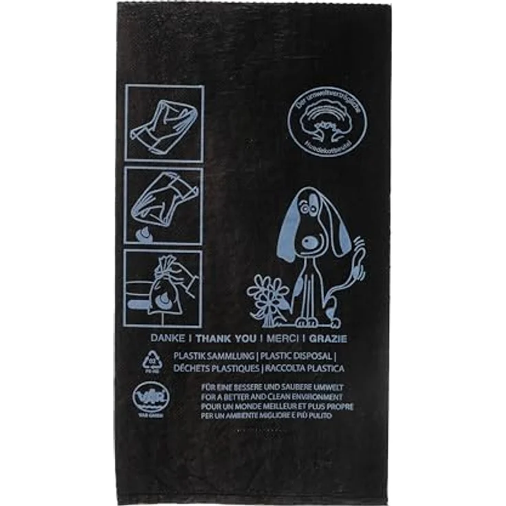 PROREGAL Klassische Hundekotbeutel | 2000 Stück | HxBxT 20x33x0,01cm | Schwarz | Vielseitig einsetzbar, hohe Stabilität, modernes Design – Bild 2