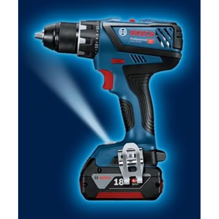 Bosch Professional Akku-Bohrschrauber GSR 18V-28, 2 x Akkus GBA 18V, Schnellladegerät GAL 18V-40 - 06019H410A – Bild 4