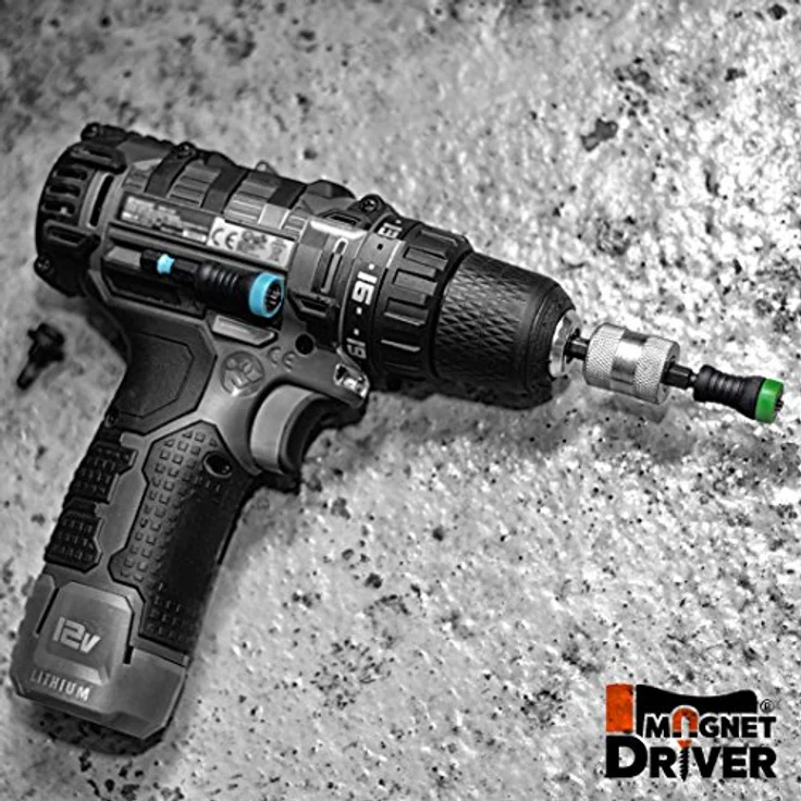 COFI 1453 Bit-Schraubendreher 10 Teiliger Set aus 5 Magnetdriver und 5 Punkten verschiedene Farben – Bild 2