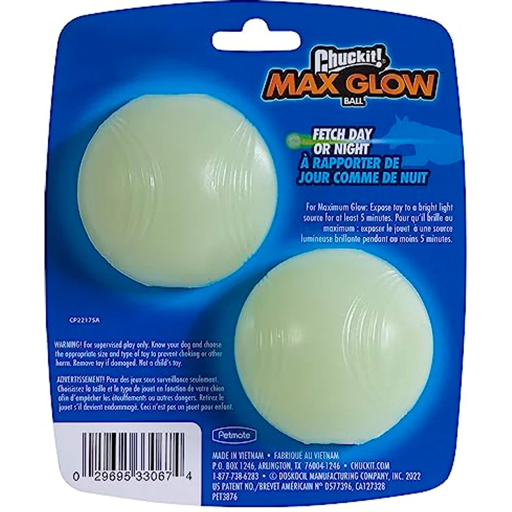 Chuckit! CH33067 Max Glow Medium 2-er Pack – Bild 2