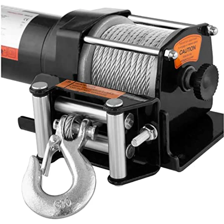 Seilwinde Elektrische 12 V Motorwinde Seilhebezug Seilzug 1590 Kg MSW – Bild 4