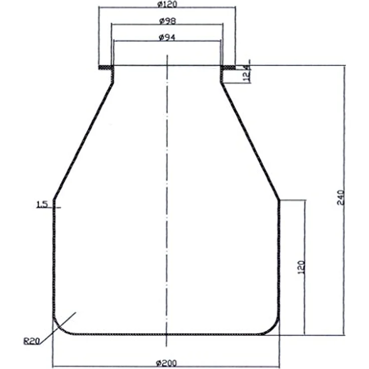 WilTec Membran Hauswasserwerk Druckkessel 20 - 24 L Membrankessel Gummiblase BUTYL – Bild 4