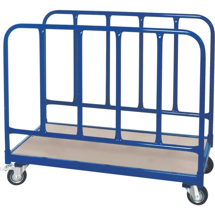 BRB-Lagertechnik Rungenwagen, Transportwagen mit 2 Stahlrohr-Seitenteilen, LxBxH 1000x500x865 mm, belastbar bis 250 kg