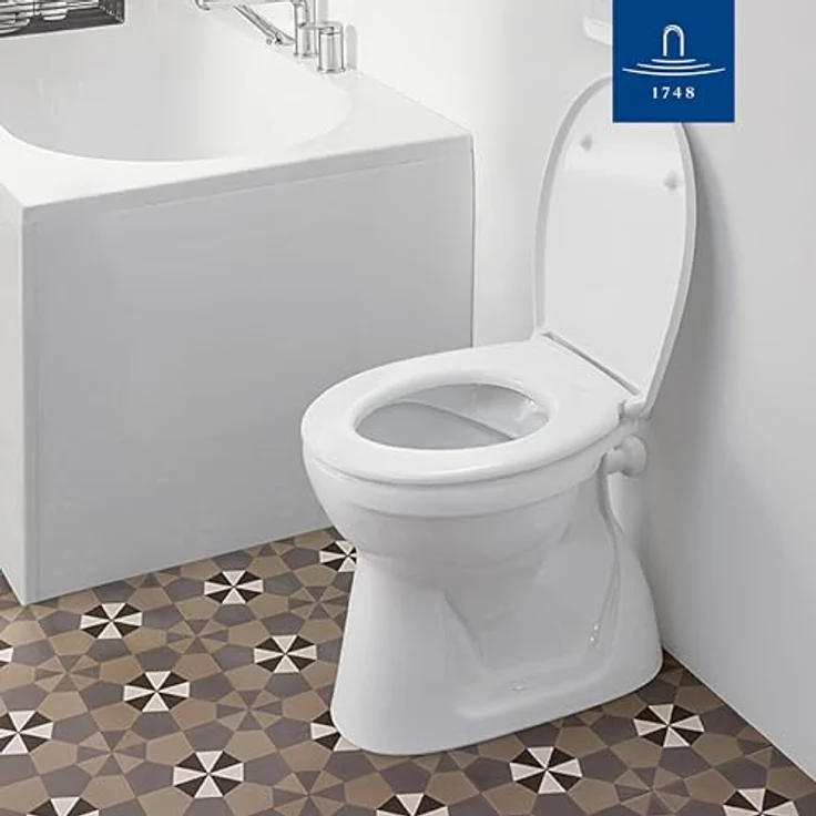 Villeroy & Boch O.novo WC-Sitz, Duroplast mit SoftClosing und QuickRelease, Weiß Alpin, 438 x 368 x 49 mm – Bild 5