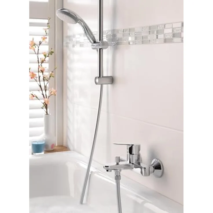 Grohe Handbrause 'Vitalio Go 100' chrom - Effektive Handbrause mit Antikalk-System und ShockProof-Silikonring – Bild 3