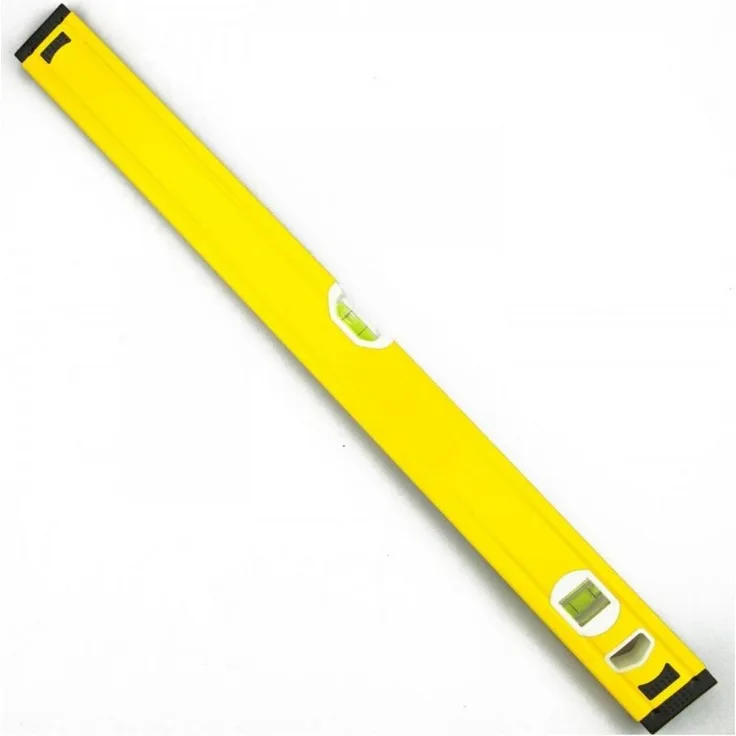 Kinzo Wasserwaage 600mm 24'' 2 Libellen Aluminium Richtwaage Maurerwaage