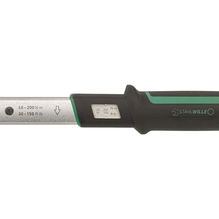 STAHLWILLE 750NR/200 Drehmomentschlüssel 40-200 N·m mit 1/2 Zoll Umschalt-Knarre, haptischem Klicksignal, Doppelskala, Made in Germany – Bild 3