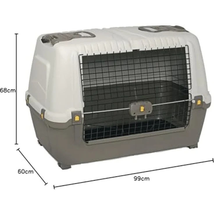 Nobby Autobox Skudo Car, große Transportbox für Hunde, grau, 100 x 60 x 65 cm – Bild 3