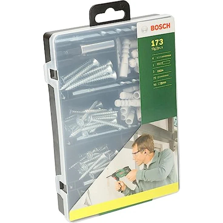 Bosch Befestigungs-Set, 173-teilig - Preisvergleich – Bild 2