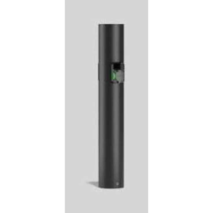 RZB Elektroauto Ladestation, LED-Pollerleuchte Typ 2 mit 22 kW, korrosionsbeständig, Aluminium, private Nutzung