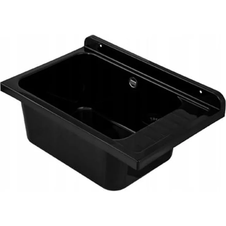QLS Küchenspüle SELVA, Kunststoff-Spülbecken, 58x38 cm, Polypropylen, ideal für Garten, Garage, Werkstatt - Preisvergleich – Bild 3
