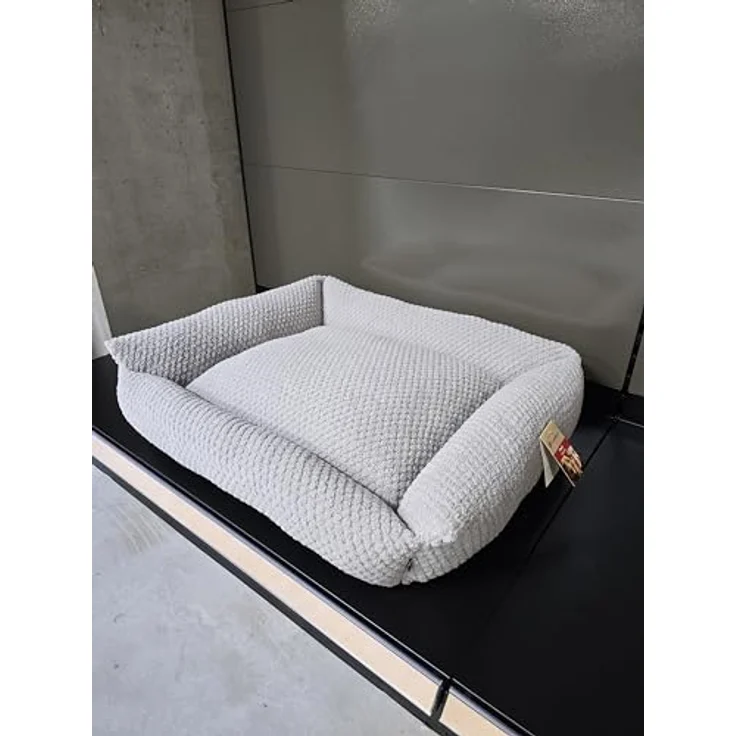 Flamingo Panier Jacquard Rectangle Gris - 80x67x22cm - Waschbar - Rutschfester Boden - Housse amovible Avec fermeture éclair – Bild 5