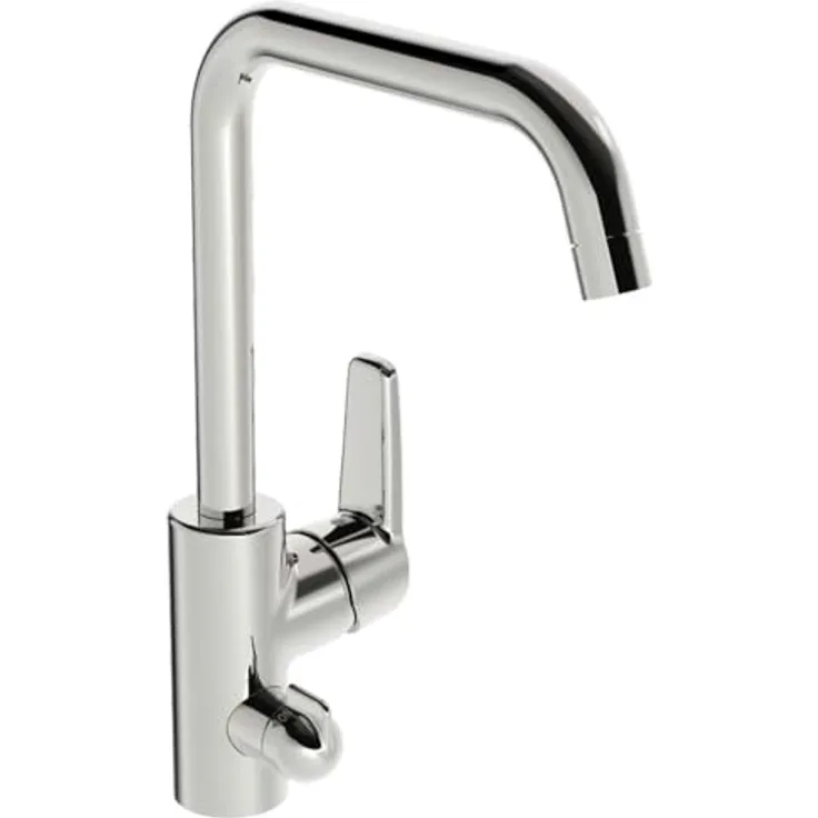 HANSA Hansapolo Küchenarmatur mit Spülmaschinenventil, Ausladung 203 mm, Durchflussmenge 12 l/min