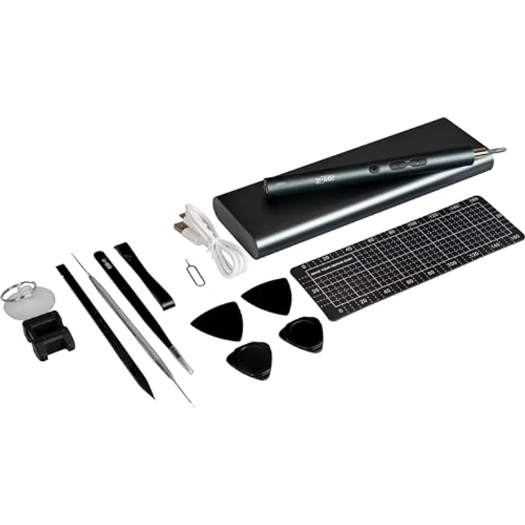 JOY-IT Mini-Akkuschrauber-Set, WE-0002, 62-teilig mit langer Bit-Design für tiefe Schrauben – Bild 2