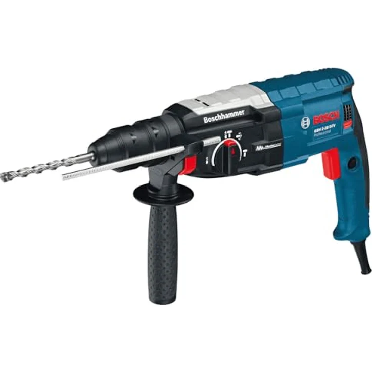 Bosch Professional Bohrhammer GBH 2-28 DFV Feuerwehrversion, 5m Anschlussleitung, druckwasserdichter Stecker IP68, SDS-plus Wechselfutter – Bild 2