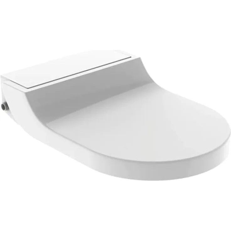 Geberit AquaClean Tuma Classic, WC-Aufsatz mit integrierter Bidetfunktion, Alpin weiß, Modell #146.070.11.1