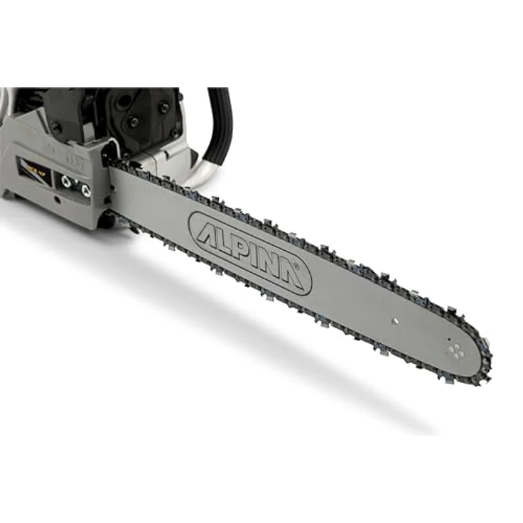 Alpina Benzin-Kettensäge ACS 47, 45 cm Oregon Schwert, 1,8 kW Leistung, ergonomischer Softgrip Handgriff, doppelte Kettenbremse – Bild 5