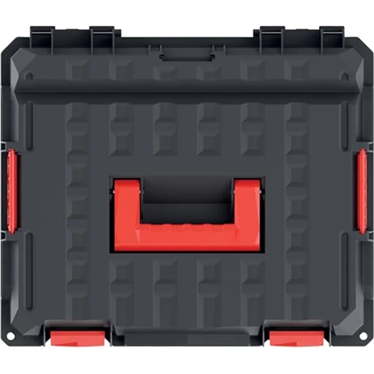 Prosperplast Kistenberg C Block Pro Werkzeugkoffer, 45 Liter, schwarz-rot, aus Acrylnitril-Butadien-Styrol mit durchdachter Innenorganisation – Bild 4