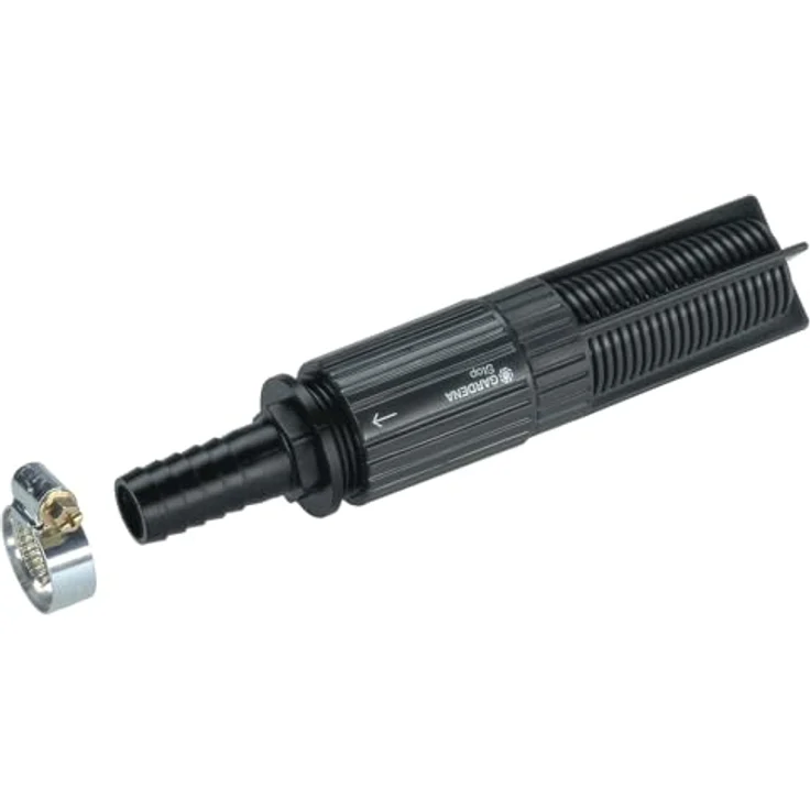 Gardena Saugfilter mit Rückflussstopp, 25 mm (1 Zoll): Effizienter Schlauchfilter zum Anschluss an den Saugschlauch, mit Schlauchklemme (1727-20) – Bild 2