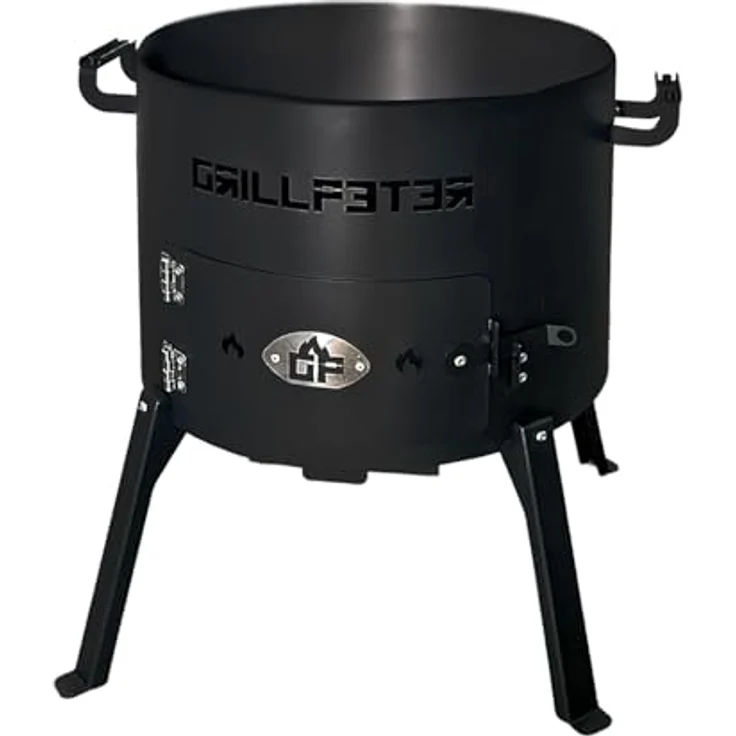 Grillpeter Utschak Nurlan Feuerofen für Kazan 22L Uchag Ø50 cm, sehr stabil – Bild 2