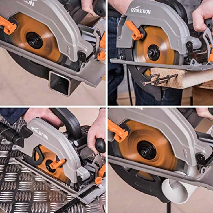 Evolution Power Tools - RAGE Mehrzweck-Sägeblatt mit Wolframkarbidbeschichtung, 185 mm – Bild 4