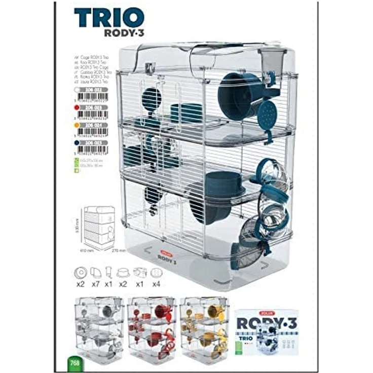 Zolux Rody 3, Gehege – Bild 7