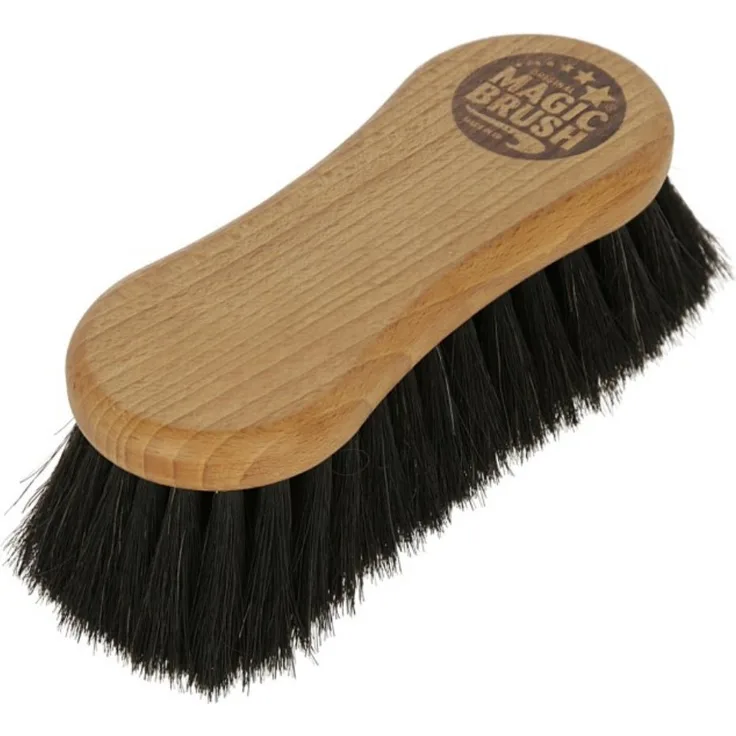 Kerbl Fellbürste MagicBrush Fellglanzbürste 3297790 Rosshaar-Besatz, Holzgriff - Tierfellpflege