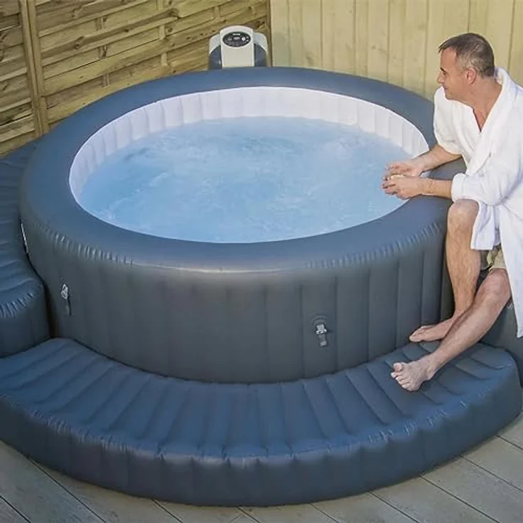 Bestway Lay-Z-Spa Einfassung  Whirlpool-/Spa-Umrundung  Bestway  Grau  1980 mm  400 mm  400 mm – Bild 4