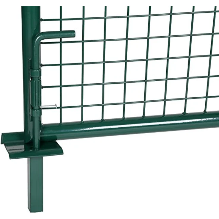 SONGMICS Doppeltor, Gartentor, Gartentür, mit Schloss und 3 Schlüsseln, 90 x 310 cm (L x H), grün GGD300G - Preisvergleich – Bild 5