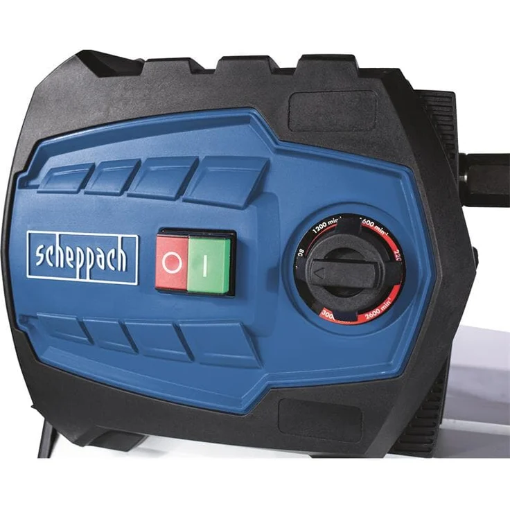 Scheppach DM600VARIO Drechselbank Drechselmaschine | 550W Leistung | stufenlose Geschwindigkeit - variable Drehzahl von 800–3000 Umdrehungen | Werkstück max. 60 x 25 cm inkl. Planscheibe – Bild 5
