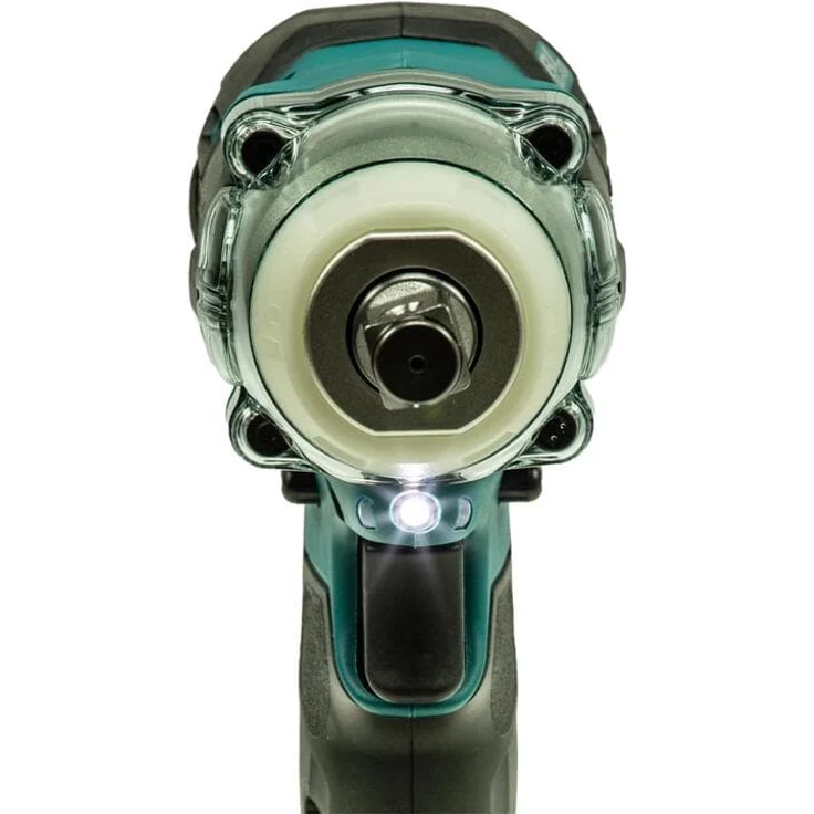 Makita 18V Akku Drehschlagschrauber DTW285RTJX (2 x 5,0 Ah Akku, Schnellladegerät DC18RC, Steckschlüsselsatz 9 tlg., Verlängerung 1/2" 150 mm, im Makpac) – Bild 4