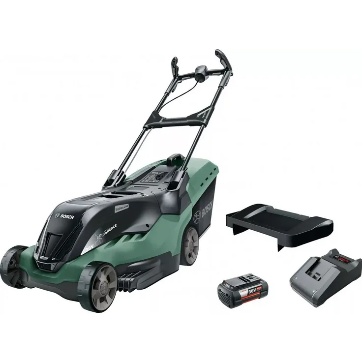 Bosch Akku-Rasenmäher »AdvancedRotak 36-690«, 36 V, 4 Ah, Schnittbreite: 42 cm, 50 l Fangkorbvolumen