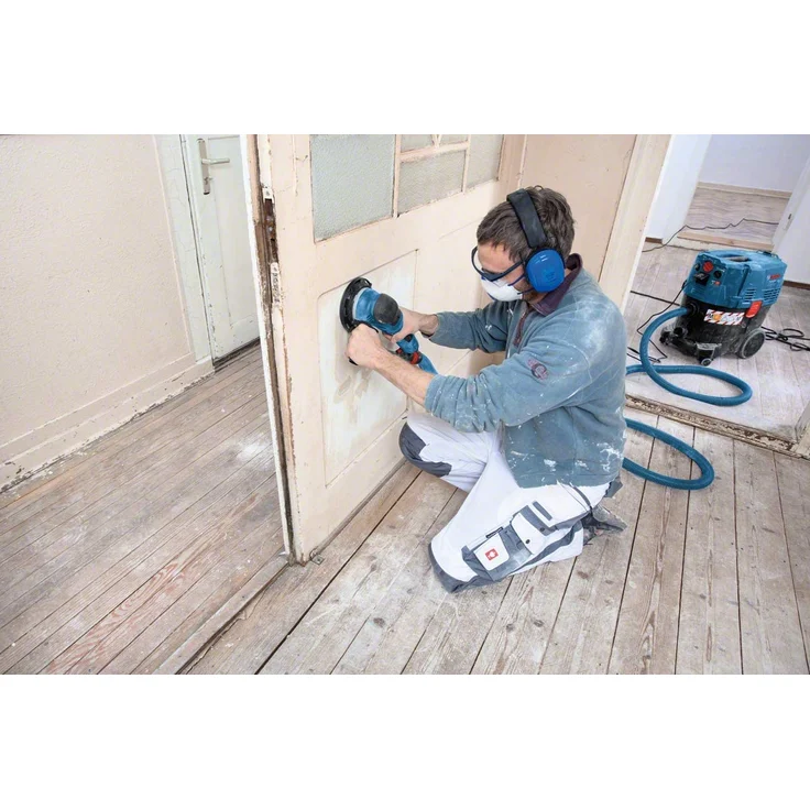 Bosch Professional Exzenterschleifer GET 75-150 (750 Watt, Schleifteller-Ø: 150 mm, in L-BOXX) – Bild 3