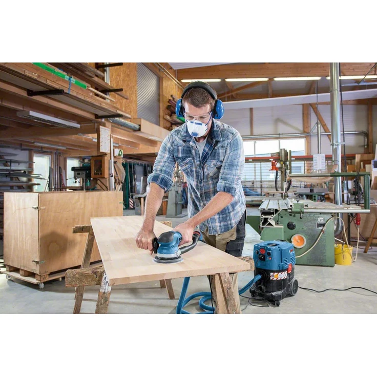 Bosch Professional GET 75-150 Exzenterschleifer (750 W, Schleifteller-Ø: 150 mm, im Karton) – Bild 6