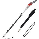 IKRA Elektro Teleskop Entaster IEAS 750, Arbeitshöhe 4m, 750 W, inkl. 2x Sägeketten & Schultergurt